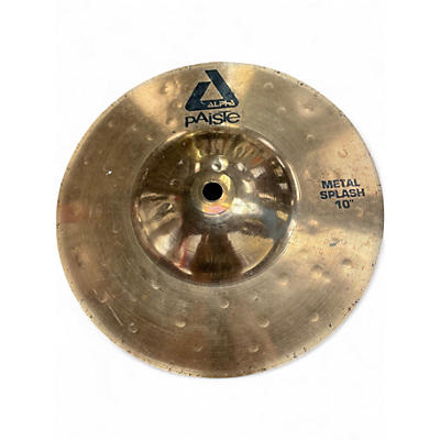 Used Paiste 10in Alpha Metal Splash Cymbal