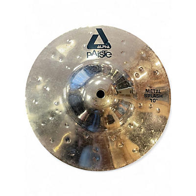 Used Paiste 10in Alpha Metal Splash Cymbal