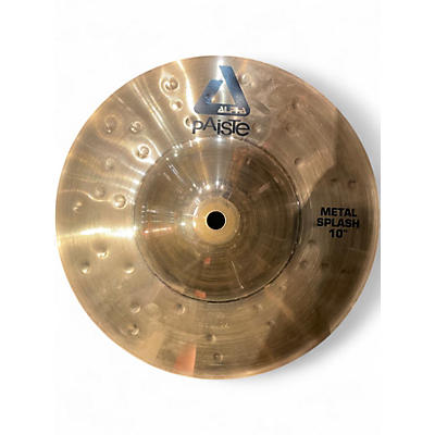 Used Paiste 10in Alpha Metal Splash Cymbal