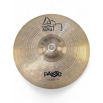Used Paiste 10in Alpha Splash 10" Cymbal