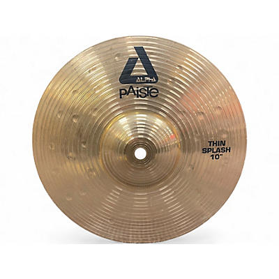 Used Paiste 10in Alpha Thin Splash Cymbal