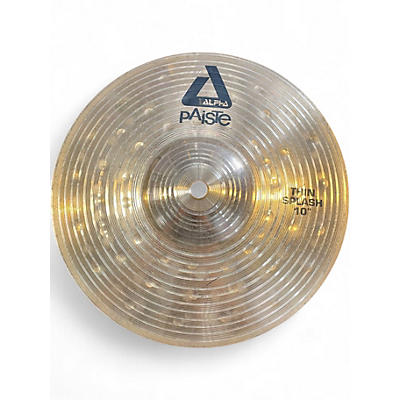 Used Paiste 10in Alpha Thin Splash Cymbal