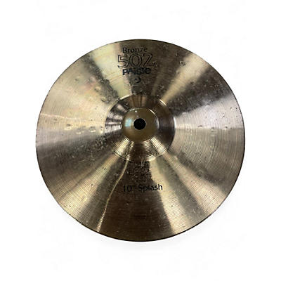 Used Paiste 10in BRONZE 502 Cymbal