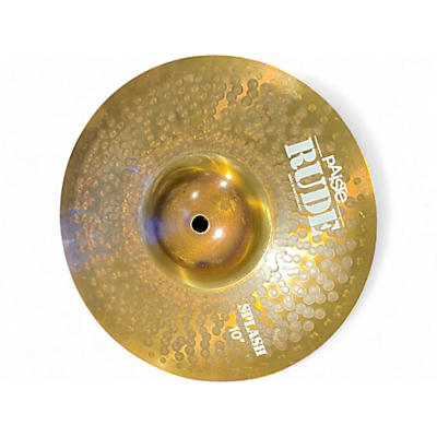 Used Paiste 10in RUDE SPLASH Cymbal