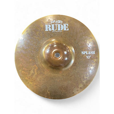 Used Paiste 10in Rude Splash Cymbal