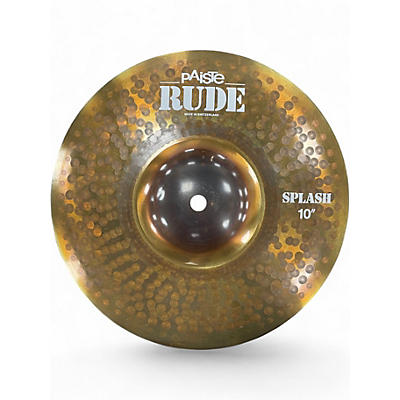 Used Paiste 10in Rude Splash Cymbal