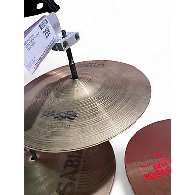 Used Paiste 10in Signature Micro Hi Hat Pair Cymbal