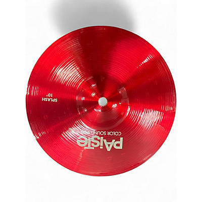 Used Paiste 10in color sound 900 Splash Cymbal