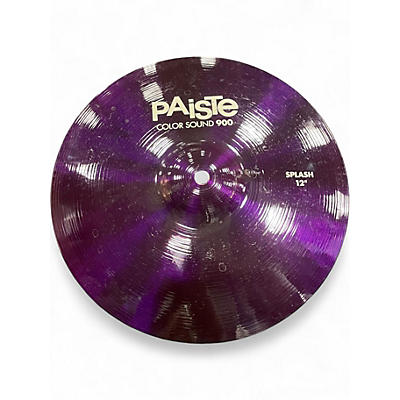 Used Paiste 12in ColorSound 900 Splash Purple Cymbal