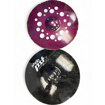 Used Paiste 12in pstx DJs 45 Hats Pair Cymbal