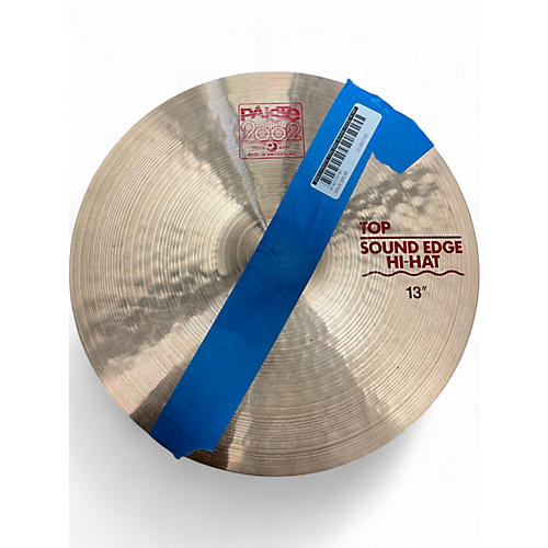 Used Paiste 13in 2002 SOUND EDGE HI HAT PAIR Cymbal 31