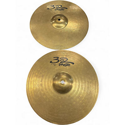 Used Paiste 13in 302 Hi Hat Pair Cymbal