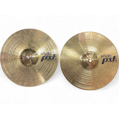 Used Paiste 13in PST3 Hi Hat Pair Cymbal
