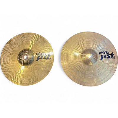 Used Paiste 13in PST3 Hi Hat Pair Cymbal