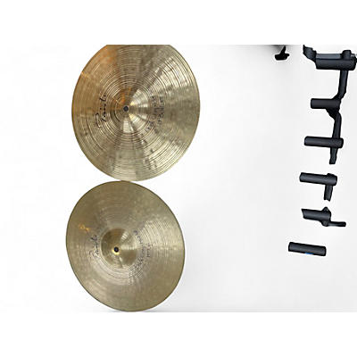 Used Paiste 13in Signature Dark Crisp Hi Hat Pair Cymbal
