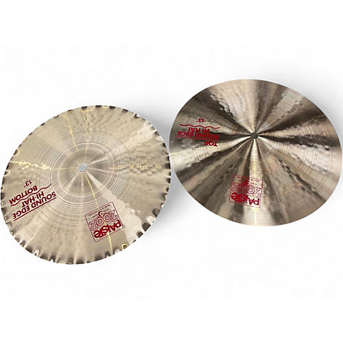 Used Paiste 13in Sound Edge Hi Hat Top Cymbal 31