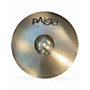 Used Paiste 14in 101 BRASS HIHAT PAIR Cymbal 33