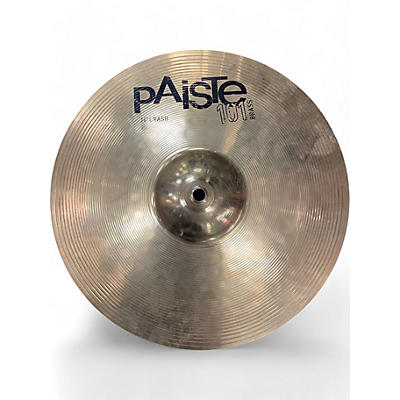 Paiste Used Paiste 14in 101 brass crash Cymbal