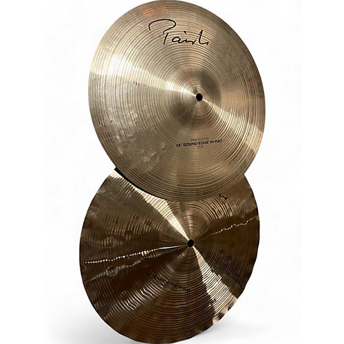 Paiste Used Paiste 14in 14in sound edge Cymbal 33