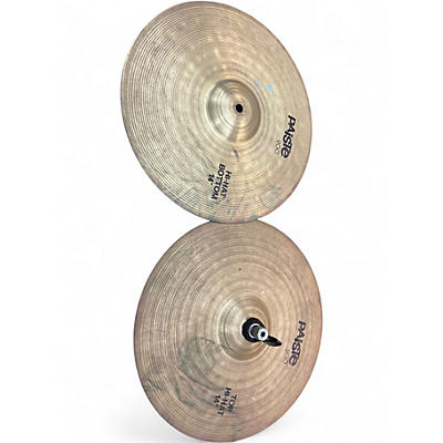 Used Paiste 14in 200 Hi Hat Pair Cymbal
