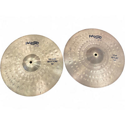 Used Paiste 14in 200 series Pair Cymbal