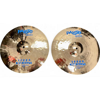 Paiste Used Paiste 14in 2000 Series Sound Reflections Heavy Hi Hats Cymbal