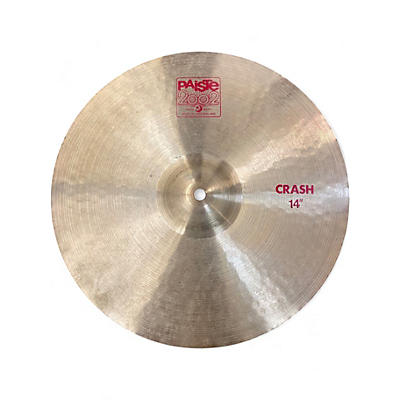 Used Paiste 14in 2002 Crash Cymbal