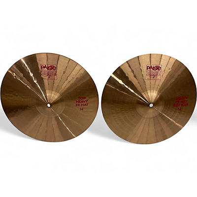 Used Paiste 14in 2002 Heavy Hi-Hat Cymbal