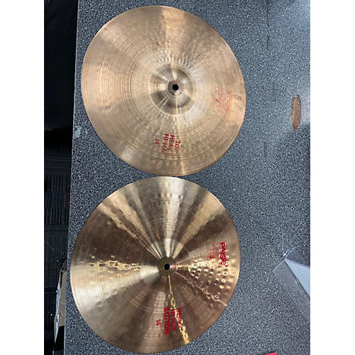 Paiste Used Paiste 14in 2002 Heavy Hihat Pair Cymbal 33