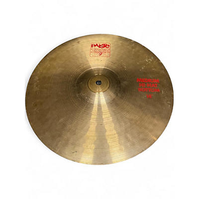 Used Paiste 14in 2002 Medium Hi Hat Bottom Cymbal
