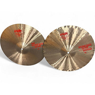 Used Paiste 14in 2002 Medium Hi Hat Pair Cymbal