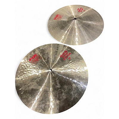 Used Paiste 14in 2002 Medium Hi Hat Pair Cymbal