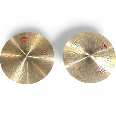 Used Paiste 14in 2002 Medium Hi Hat Pair Cymbal