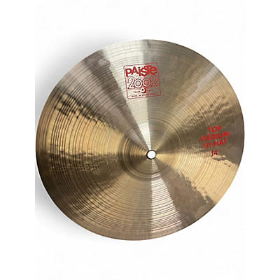 Used Paiste 14in 2002 Medium Hi Hat Pair Cymbal