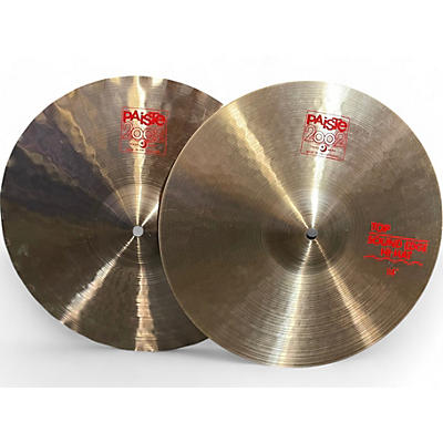 Paiste Used Paiste 14in 2002 SOUND EDGE HI HATS PAIR Cymbal