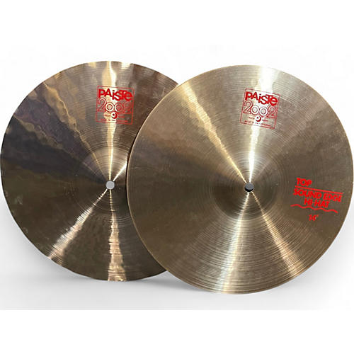 Paiste Used Paiste 14in 2002 SOUND EDGE HI HATS PAIR Cymbal 33