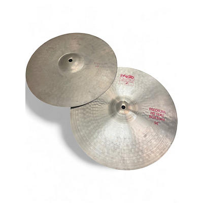 Used Paiste 14in 2002 SOUNDEDGE HI HAT PAIR Cymbal