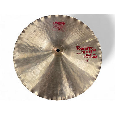 Used Paiste 14in 2002 Sound Edge Hi Hat Bottom Cymbal