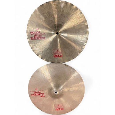 Used Paiste 14in 2002 Sound Edge Hi-Hat Cymbal