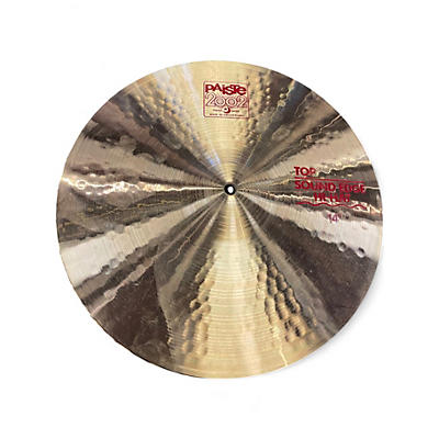 Used Paiste 14in 2002 Sound Edge Hi-Hats  Cymbal