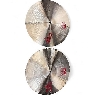 Used Paiste 14in 2002 Sound Edge Hihat Pair Cymbal