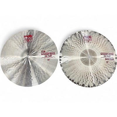 Used Paiste 14in 2002 Sound Edge Pair Cymbal