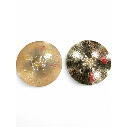 Used Paiste 14in 2002 WILD HIHAT PAIR Cymbal 33