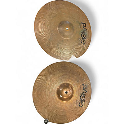 Used Paiste 14in 201 14IN HIHAT PAIR Cymbal