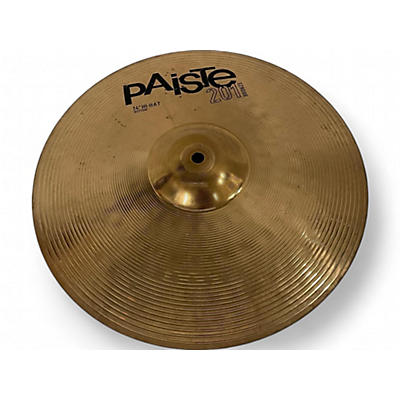 Paiste Used Paiste 14in 201 BRONZE PAIR Cymbal