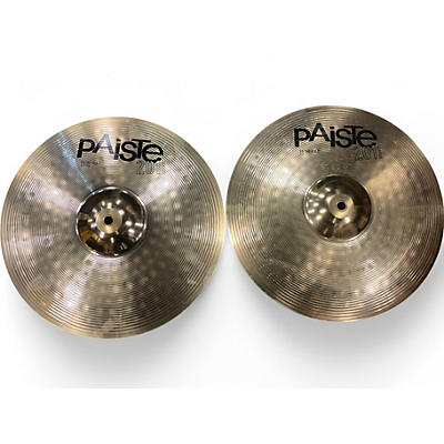 Used Paiste 14in 201 Bronze Hats Cymbal