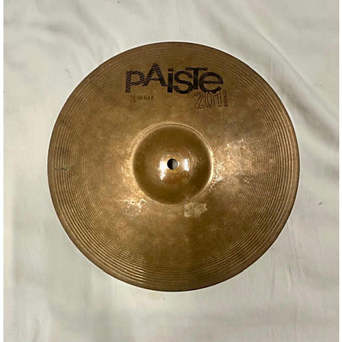 Paiste Used Paiste 14in 201 Bronze Hi Hat Pair Cymbal 33