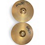 Used Paiste 14in 201 Bronze Hi Hats Cymbal 33