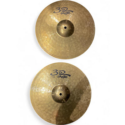 Used Paiste 14in 302 Hi Hat Pair Cymbal