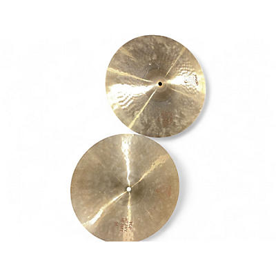 Used Paiste 14in 404 Heavy Hi Hat Pair Cymbal